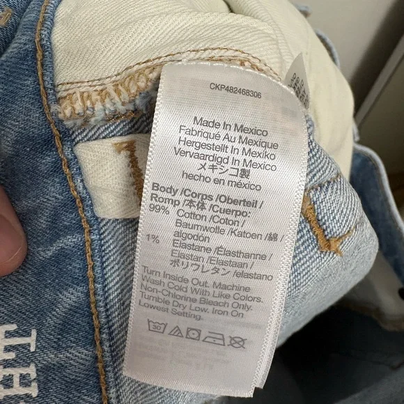 Madewell Men's 1991 Straight Jeans in Light Wash Blue Size 30x34 Casual,Preppy - Picture 9 of 13